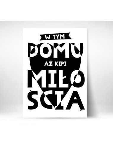 Plakat motywacyjny czarno biały z napisem Plakat motywacyjny czarno biały z napisem