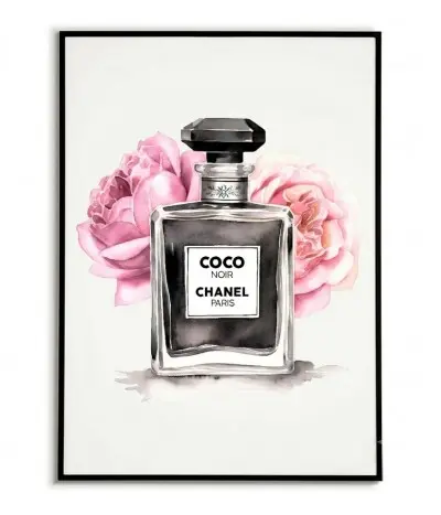 Watercolor Coco Noir Print...