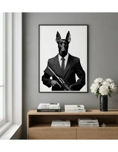 Scarlet Spectacles – Bold Doberman... Scarlet Spectacles – Bold Doberman...