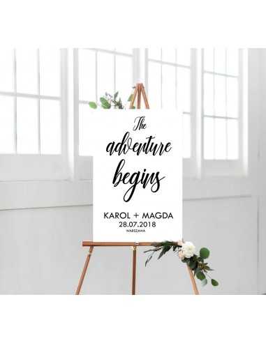 Wedding poster with the name and the... Wedding poster with the name and the...