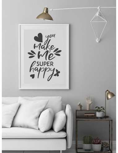 Poster, image for lovers perfect as a valentine gift with the inscription Poster, image for lovers perfect as a valentine gift with the inscription