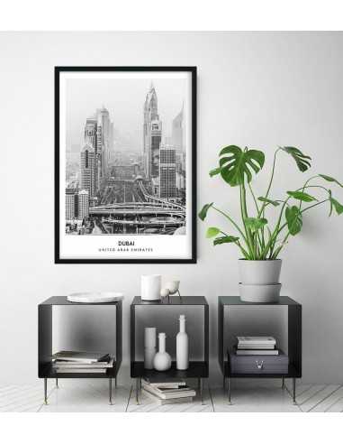Dubaj plakat ze zdjęciem w stylu skandynawskim, emiraty arabskie Dubaj plakat ze zdjęciem w stylu skandynawskim, emiraty arabskie