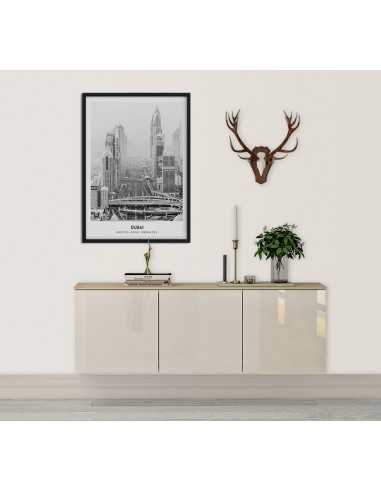 Dubaj plakat ze zdjęciem w stylu skandynawskim, emiraty arabskie Dubaj plakat ze zdjęciem w stylu skandynawskim, emiraty arabskie